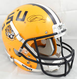 Odell Beckham Jr. Autographed LSU Tigers F/S Schutt Helmet - JSA W