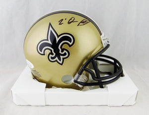 Trequan Smith Autographed New Orleans Saints Mini Helmet- JSA Witnessed Auth