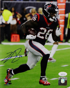 Lamar Miller Signed Houston Texans 8x10 99 Yard TD Run PF Photo- JSA W Auth