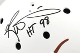 Ricky Williams Autographed Texas Longhorns F/S Schutt Helmet HT 98 - JSA W