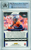 2020 Panini Prizm Orange Disco #111 Courtland Sutton Broncos BAS Autograph 10