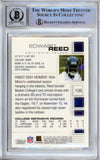 2002 Finest #109 Ed Reed RC Baltimore Ravens BAS Autograph 10