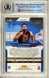 2020 Panini Prizm Red Wave #313 AJ Epenesa RC 87/149 Buffalo Bills BAS Autograph 10