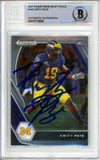 2021 Panini Prizm Draft Picks #145 Kwity Paye RC Michigan BGS Autograph 10