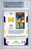 2021 Panini Score #346 Kwity Paye RC Michigan BAS Autograph 10