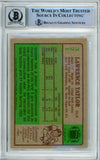 1984 Topps #321 Lawrence Taylor New York Giants BAS Autograph 10