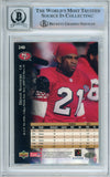 1995 Upper Deck Electric Silver #240 Deion Sanders 49ers BAS Autograph 10