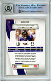 2010 Panini Prestige #17 Ray Lewis Baltimore Ravens BAS Autograph 10