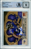 2012 Crown Royale #10 Ray Lewis Baltimore Ravens BAS Autograph 10