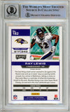 2016 Panini Playoff #182 Ray Lewis Baltimore Ravens BAS Autograph 10