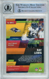 2021 Panini Mosaic In It to Win It Silver #12 Ray Lewis Ravens BAS Autograph 10