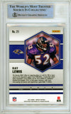 2021 Panini Mosaic #21 Ray Lewis Baltimore Ravens BAS Autograph