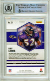 2021 Panini Mosaic Mosaic #21 Ray Lewis Baltimore Ravens BAS Auto 10