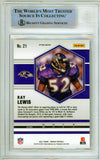 2021 Panini Mosaic Green #21 Ray Lewis Baltimore Ravens BAS Autograph