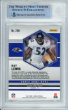 2021 Panini Mosaic MVP #290 Ray Lewis Baltimore Ravens BAS Auto