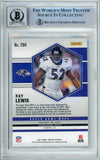 2021 Panini Mosaic MVP #290 Ray Lewis Baltimore Ravens BAS Auto 10