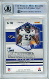 2021 Panini Mosaic MVP Green #290 Ray Lewis Ravens BAS Autograph 10