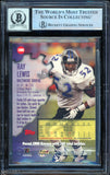 1997 Stadium Club #195 Ray Lewis Baltimore Ravens BAS Autograph 10