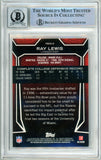 2010 Topps 75th Anniversary Draft #75DA-2 Ray Lewis Baltimore Ravens BAS Auto 10