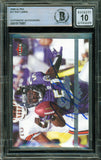 2006 Fleer Ultra #17 Ray Lewis Baltimore Ravens BAS Autograph 10