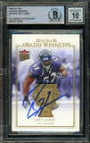 2006 Fleer Ultra Award Winners #UAA-RL Ray Lewis Ravens BAS Auto 10