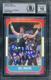 1986-87 Fleer #119 Bill Walton Boston Celtics BGS Autograph 10