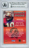 1995 Pacific Collection #355 Derrick Brooks RC Bucs BGS Autograph 10