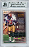 1995 Pro Line #174 Derrick Brooks RC Buccaneers BGS Autograph 10