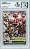 1995 Pro Line #174 Derrick Brooks RC Buccaneers BGS Autograph 10