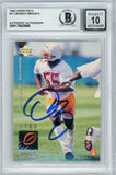 1995 Upper Deck #21 Derrick Brooks RC Buccaneers BGS Autograph 10