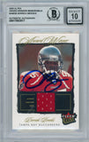 2003 Fleer Ultra Award Winner Memorabilia #AWDB Derrick Brooks Game Used BGS Auto 10