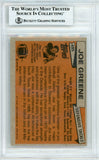 1981 Topps #495 Joe Greene Pittsburgh Steelers BGS Autograph