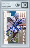 2002 Upper Deck MVP #269 Julius Peppers RC Panthers BGS Autograph 10