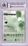2002 Pacific Adrenaline Red #42 Julius Peppers RC Panthers BGS Autograph 10