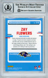 2023 Donruss Optic Rated Rookie #210 Zay Flowers RC Ravens BGS Autograph 10