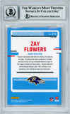 2023 Donruss Optic Rated Rookie Silver #210 Zay Flowers RC Ravens BGS Auto 10