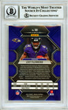 2023 Panini Mosaic #380 Zay Flowers RC Ravens BGS Autograph 10