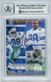 1994 Fleer Ultra #71 Michael Irvin Dallas Cowboys BGS Autograph 10