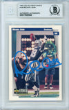 1997 Collector's Choice #160 Michael Irvin Dallas Cowboys BGS Autograph 10