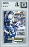 2000 Playoff Absolute #44 Michael Irvin Dallas Cowboys BGS Autograph 10