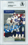 1999 Donruss #33 Michael Irvin Dallas Cowboys BGS Autograph