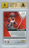 2020 Panini Mosaic No Huddle Silver Prizm #213 Tee Higgins RC Bengals BGS 9.5 Auto 10