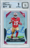 2019 Panini Prizm Silver #346 Deebo Samuel RC 49ers BGS 9 Autograph 10