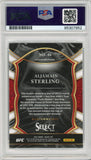 2021 Panini Select UFC #46 Aljamain Sterling PSA Autograph