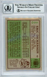 1984 Topps #280 Eric Dickerson RC w/ "HOF" Insc. Rams BGS Autograph 10