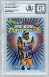 2000 Topps Stars Pro Bowl Powerhouse #PB1 Kurt Warner Rams BGS Autograph 10