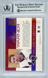 2002 Crown Royale Majestic Motion #9 Kurt Warner Rams BGS Autograph 10