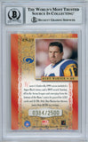 2000 Donruss Elite Series #ES-19 Kurt Warner Rams /2500 BGS Autograph 10