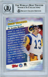 2000 Topps Hobby Masters #HM1 Kurt Warner Rams BGS Autograph 10