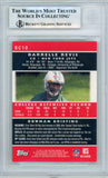 2007 Bowman Chrome #BC10 Darrelle Revis RC BGS Autograph